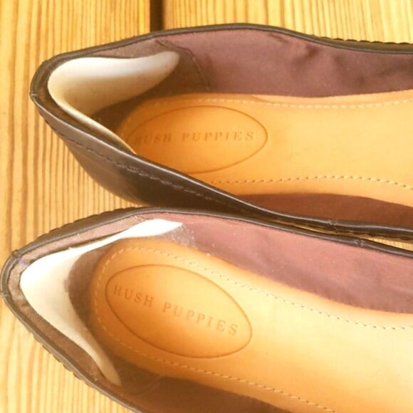 Hush Puppy women's black flats size 6.5 - Picture 2 of 8
